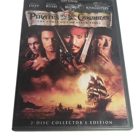 Pirates of the Carribean Curse of the Black Pearl DVD - Picture 1 of 7